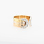 Occ 14K ring 18Brillj 0.85ct.9,3Gr.Mt19