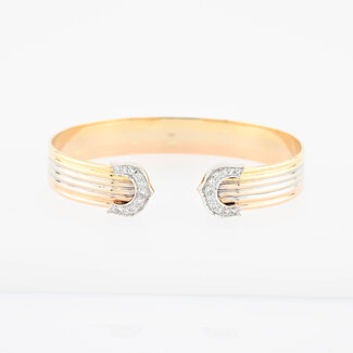 Occ 18K Armband .18Brillj.0,85ct 26,9Gr