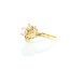 Occ.18k. Ring met Brillj.0,5ct.P2/H. mt18. 3,8Gr