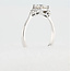 14K WG Ring 1.08ct. Maat 18. 2,3G