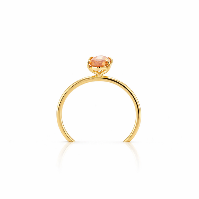 14K. Ros Design ring met marquise diamant – 1,25 ct