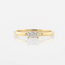 14K cushion-cut diamant. 29Gr. mt18 Ros Design