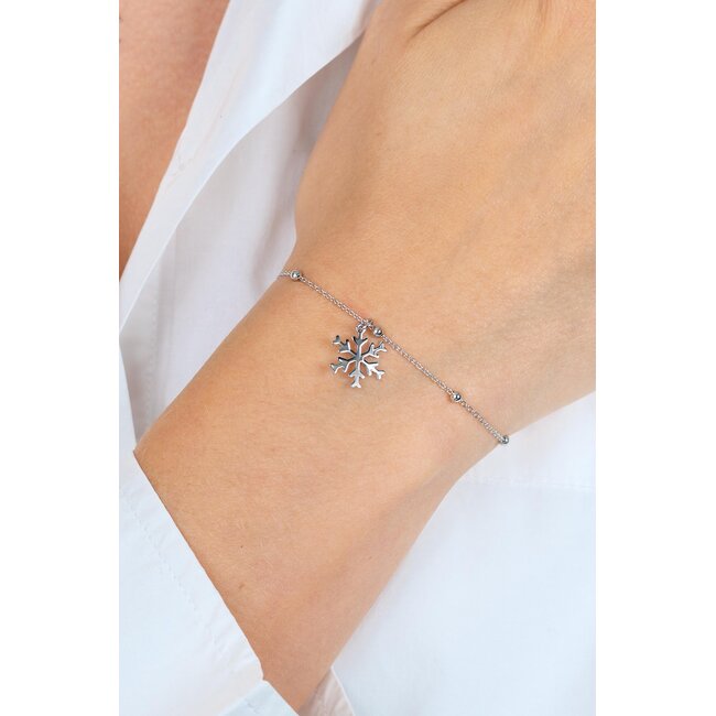 ZINZI Zinzi Armband sneeuwvlok bolletjes. ZIA2777