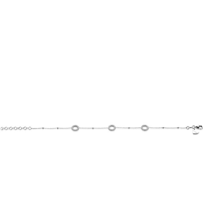 ZINZI Zinzi Armband met 3 open rondjes. ZIA2704
