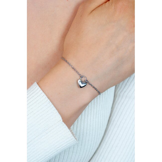 ZINZI Zinzi Armband met massief hart. ZIA2673