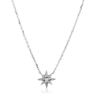 ZINZI Zinzi Collier met ster en Zirk. ZIC2838