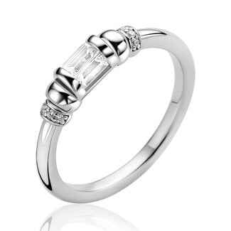 ZINZI Zinzi Ring fanasie met Baquette Zirk. ZIR2812-56