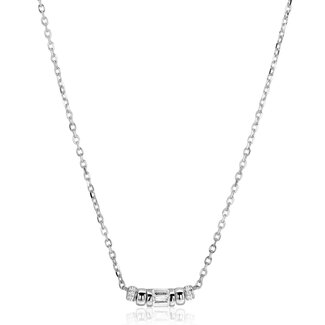 ZINZI Zinzi Collier fantasie baquette Zirconias. ZIC2812