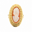 Occ. 14K. Camee Ring. 5,5Gr. Mt17,5