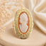 Occ. 14K. Camee Ring. 5,5Gr. Mt17,5