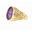 Vintage.  14K.  Zegelring Amethist. 8,3Gr. Mt19