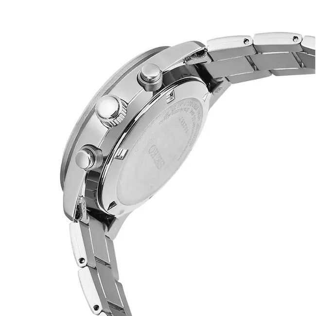 Seiko  SSB379P1 Chrono Staal