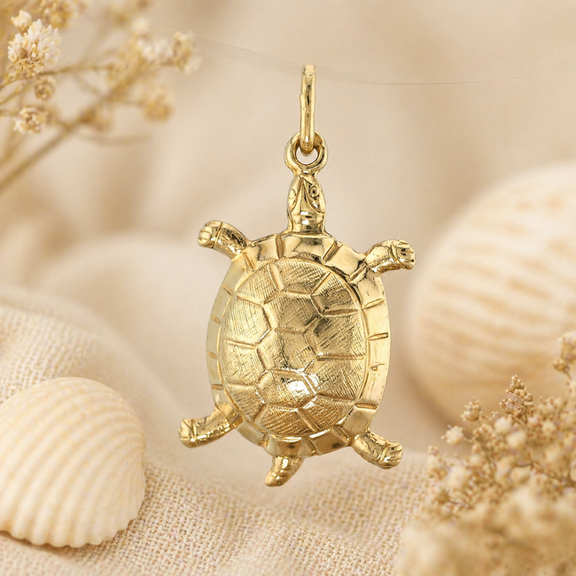 Vintage 14K Hanger Schildpad. 2Gr.