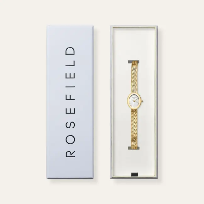 Rosefield Rosefield Mini Ovaal Mesh band, MWGMG-M02