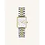 Rosefield  The Mini Boxy White Sunray. QMWSSG-Q023
