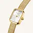Rosefield Rosefield Mini Octagon White Dial Mesh Band. MWGMG-M01