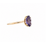 Vintage 14K. Rose Ring met Spinel. 2,3Gr. Mt 17,75