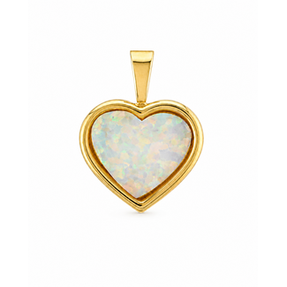 Vintage 14K. GG Hanger met Opaal. 2,4Gram
