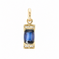 14K Goud Hanger met Saffier/Briljant 1,7Gram