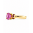 18Krt. Geelgoud/Robijn Ring 5.1 Gram Maat 16.5