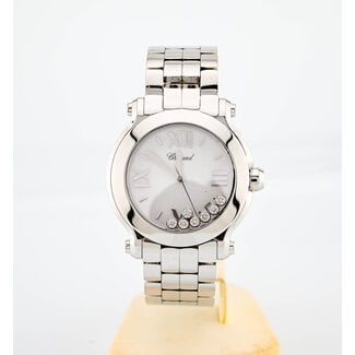 Chopard Happy Sport 8475 Quartz Womens Watch Excellent A7025