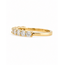 Ros Design 14Krt. Geelgouden Half Eternity Lab Diamant Ring