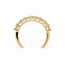 Ros Design 14Krt. Geelgouden Half Eternity Lab Diamant Ring