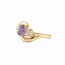Vintage 18Krt. GG Ring met Amethist/Zirkonia