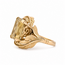 Vintage Ring 14Krt. GG Citrien/Emerald Cut