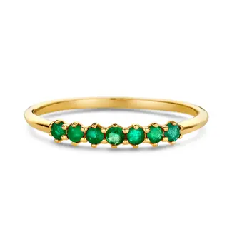 swing jewels 14K. Ring Smaragd. Mt 17
