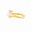 Ros Design GG Ring Met 18 Brillj/Naturel Parel. 4,4gr. Mt18,5