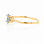 ROS  Jewel Design Ring Aquamarijn/2xBrillj.1,8Gr. Mt.18