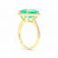 ROS  Jewel Design 14k gouden ring met Smaragd en briljanten The Green Apple