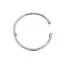 GIOVANNI RASPINI silver armband Rock mini bangle