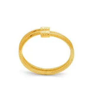 GIOVANNI RASPINI zilveren armband Tubogas small double