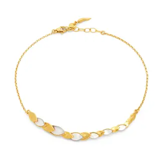GIOVANNI RASPINI Gold ‘Skin’ Parelmoer Halsketting – Referentie 12519