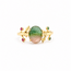 ROS  Jewel Design 14k ring bicotourmalijn rob/sma de Natures Suprice 3.2gr 18.5