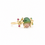 ROS  Jewel Design 14k ring bicotourmalijn rob/sma de Natures Suprice 3.2gr 18.5