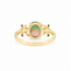 ROS  Jewel Design 14k ring met tourmalijn robijn en smaragd