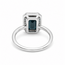 ROS  Jewel Design 18k witgouden ring gezet met Tourmalijn en Briljanten