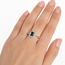 ROS  Jewel Design N. Ring  18 Krt. Tourmelijn/Briljant 30 stuks ca 0.30 caraat
