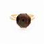 ROS  Jewel Design 14k ring gezet met een vuuropaal en briljanten