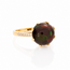 ROS  Jewel Design 14k ring gezet met een vuuropaal en briljanten