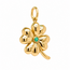 new 14k hanger klaver4 smaragd 4gr