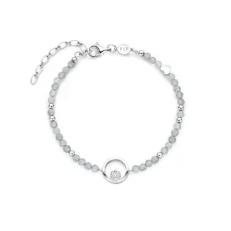 FJF FJF Armband  ICON Heart Stone Edition Labradorite/Swarovski.0050028SLR