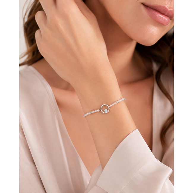 FJF FJF Armband ICON Heart Stone Edition Rosequartz. FJF50028SRQ