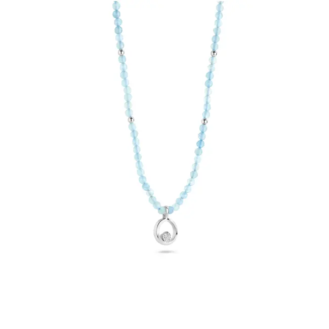 FJF Icon Heart Aqua coll  FJF0010050SAQ