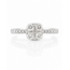 Vintage 18 kt WG ring met briljant 3.2 Gr