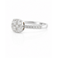 Vintage 18 kt WG ring met briljant 3.2 Gr