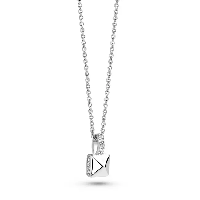 collier Pyramid Solitair zirk FJF0010060SWH